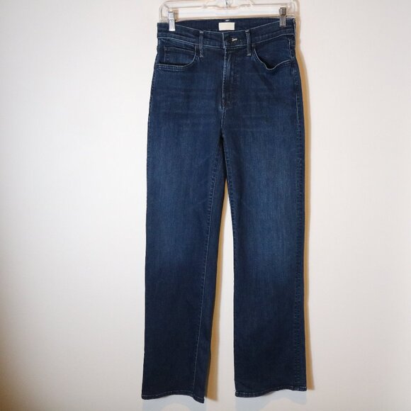 Mother Lil Kick It Mid Rise Straight Leg Jeans Womens 26 I Put A Spell On You - Picture 1 of 9